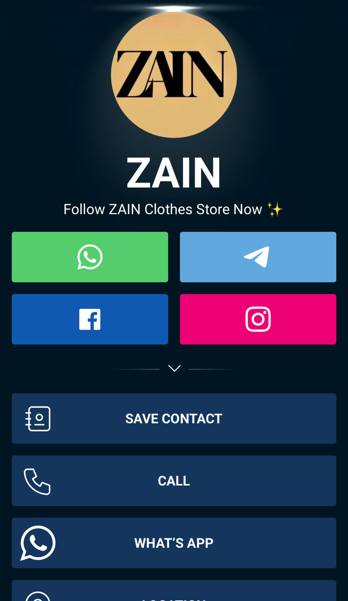 Profile ZAIN Store