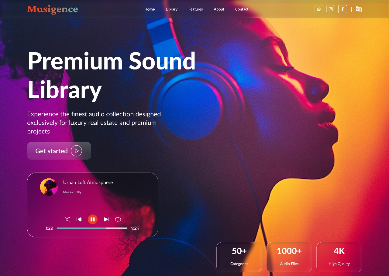 Musigence Website